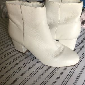 heeled white aldo booties